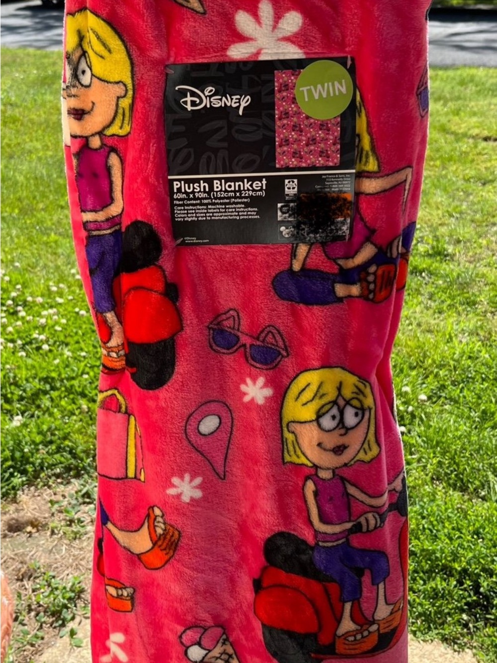 Disney Lizzie McGuire Twin Plush Blanket 60”x90”